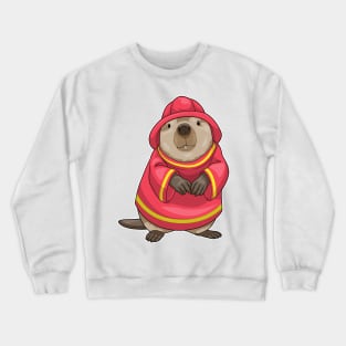 Beaver Firefighter Fire department Crewneck Sweatshirt